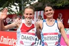 Louise Damen (England) and Susan Partridge (Scotland) womens Commonwealth Games Marathon, Glasgow. Photo: David T. Hewitson/Sports for All Pics